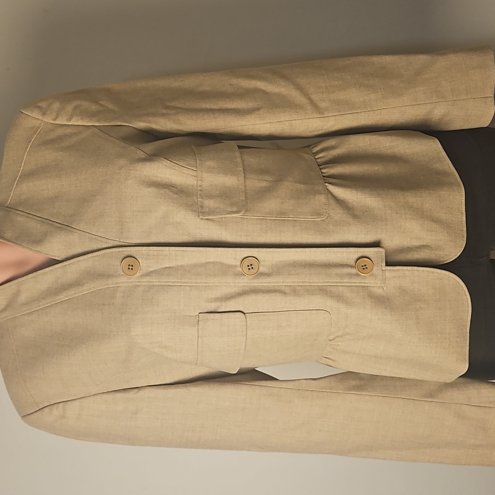 Lafayette 148 New York Beige Blazer
